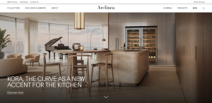 Website von Arclinea
