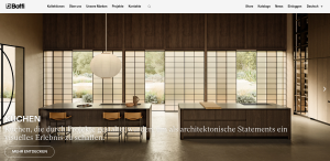 Website von Boffi