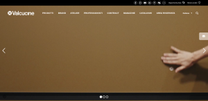 Website von Valcucine